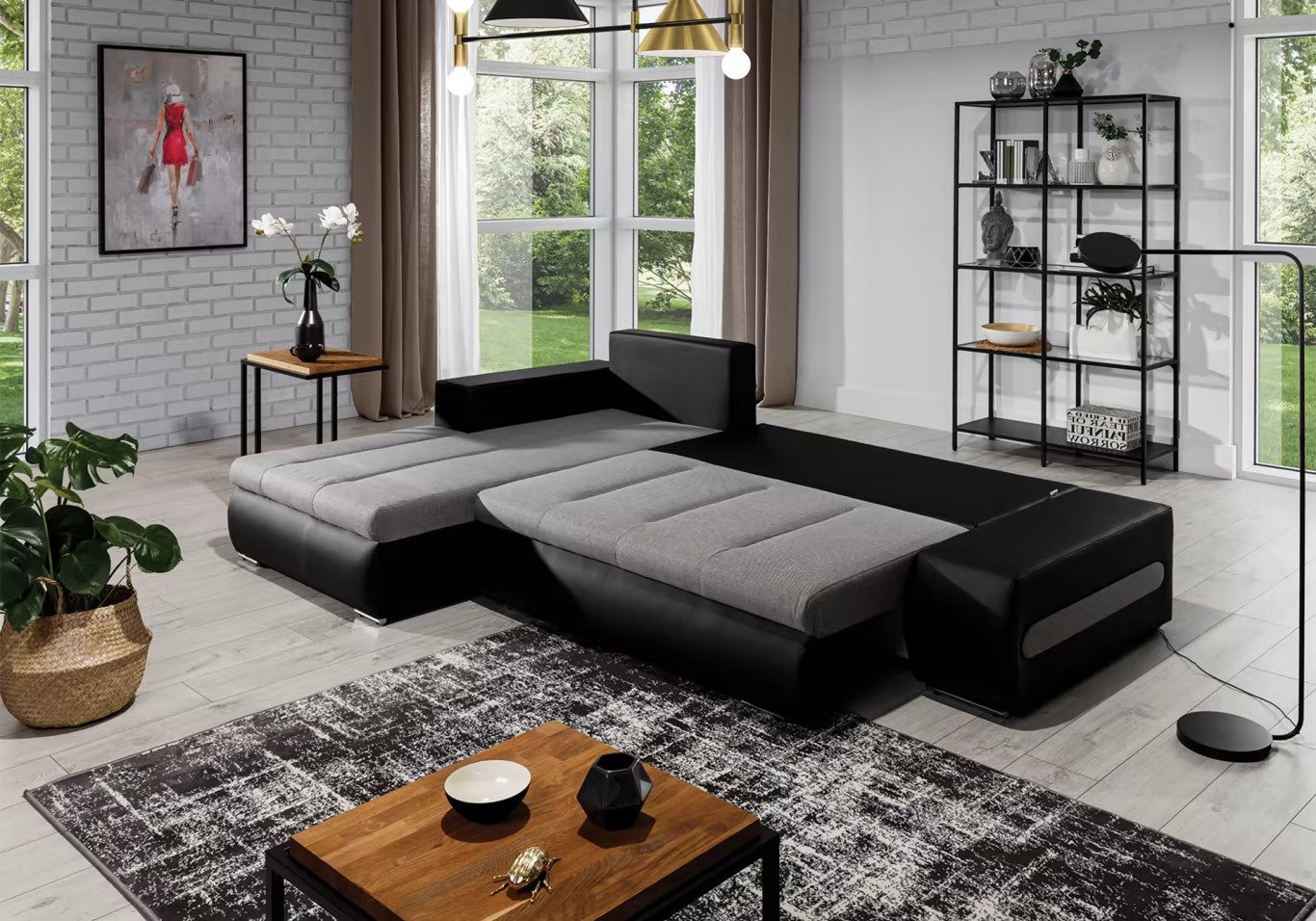 Lichfield Corner Sofa Bed with Storage