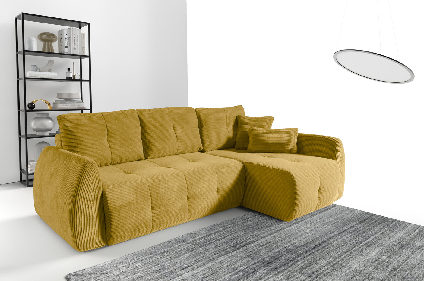 Liskeard [LI] Corner Sofa Bed with Storage