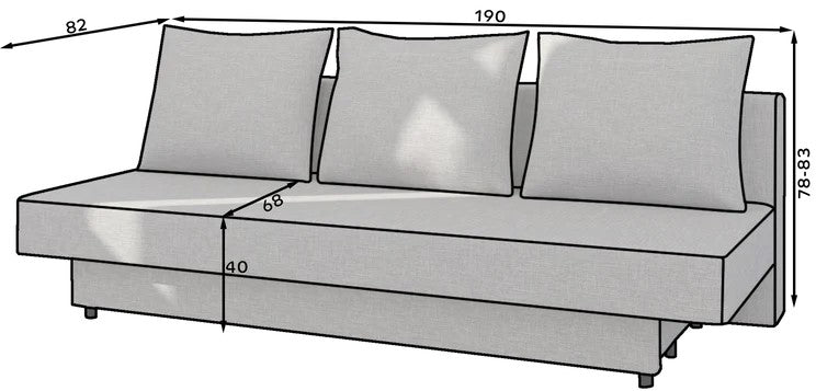 Ramsgate Sofa Bed with Storage