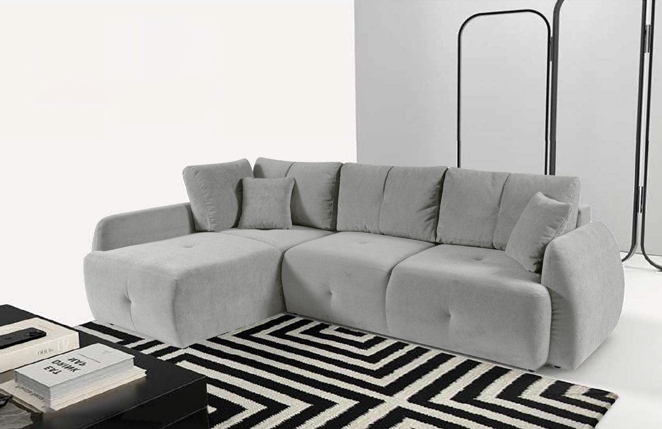 Padstow [LI] Corner Sofa Bed with Storage