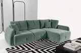 Padstow [LI] Corner Sofa Bed with Storage