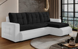 Grays [WU] Corner Sofa Bed with Storage