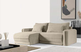 Malvern [LI] Corner Sofa Bed with Storage