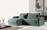 Malvern [LI] Corner Sofa Bed with Storage