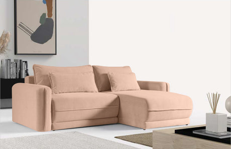 Malvern [LI] Corner Sofa Bed with Storage