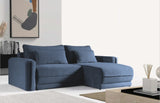 Malvern [LI] Corner Sofa Bed with Storage