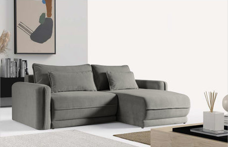 Malvern [LI] Corner Sofa Bed with Storage