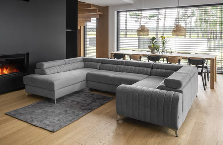 Leiston U Shaped Sofa Bed with Storage