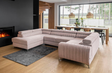 Leiston U Shaped Sofa Bed with Storage