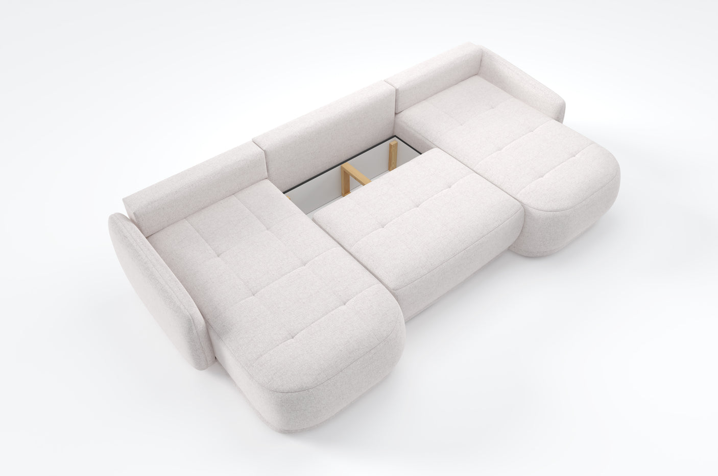 Barnsley [LI] U Shaped Sofa Bed with Storage