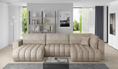 Clitheroe U Shaped Sofa Bed with Storage