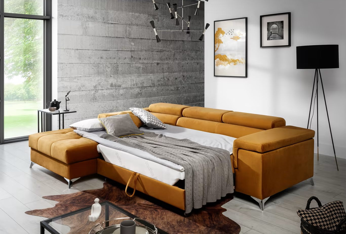 Cockermouth Corner Sofa Bed with Storage