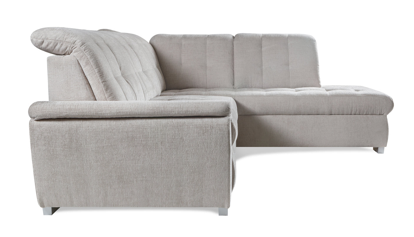 Battle [LI] Corner Sofa Bed with Storage