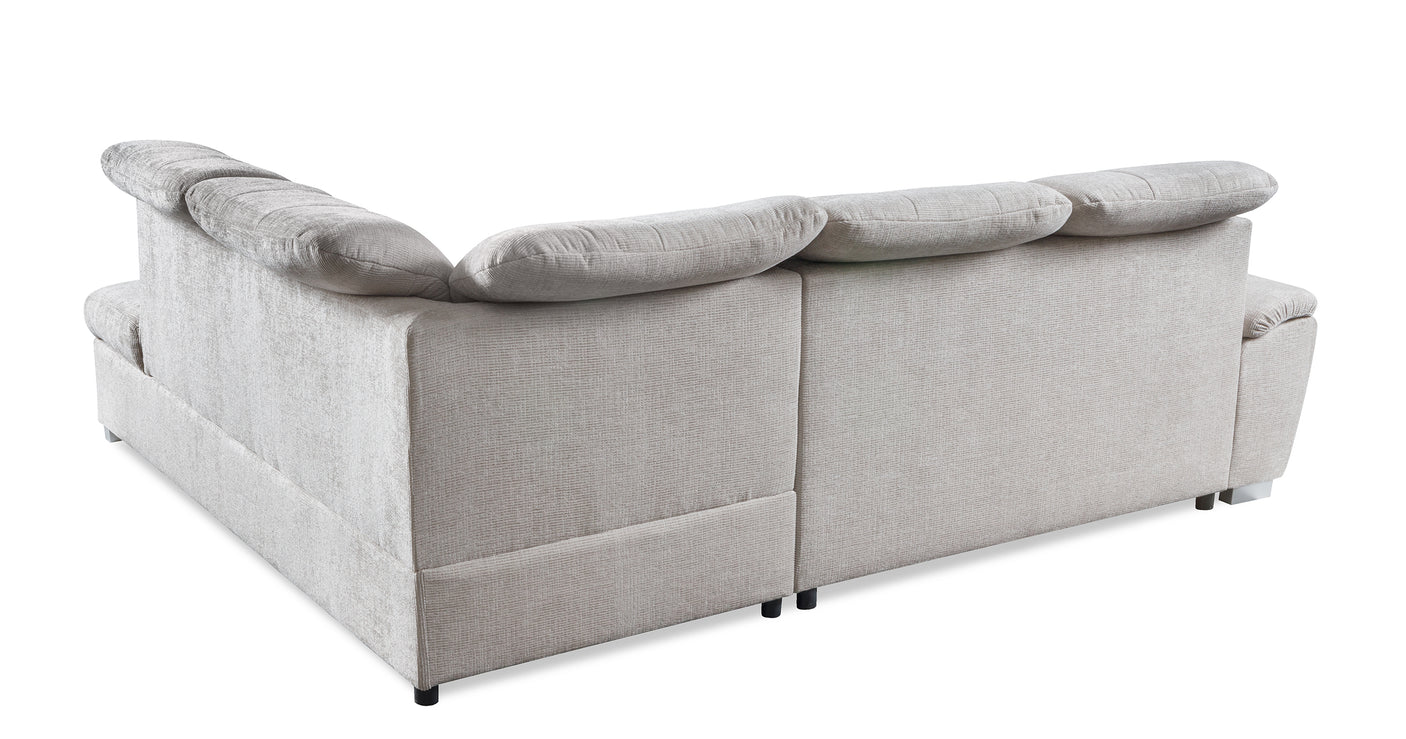 Battle [LI] Corner Sofa Bed with Storage