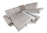 Battle [LI] Corner Sofa Bed with Storage
