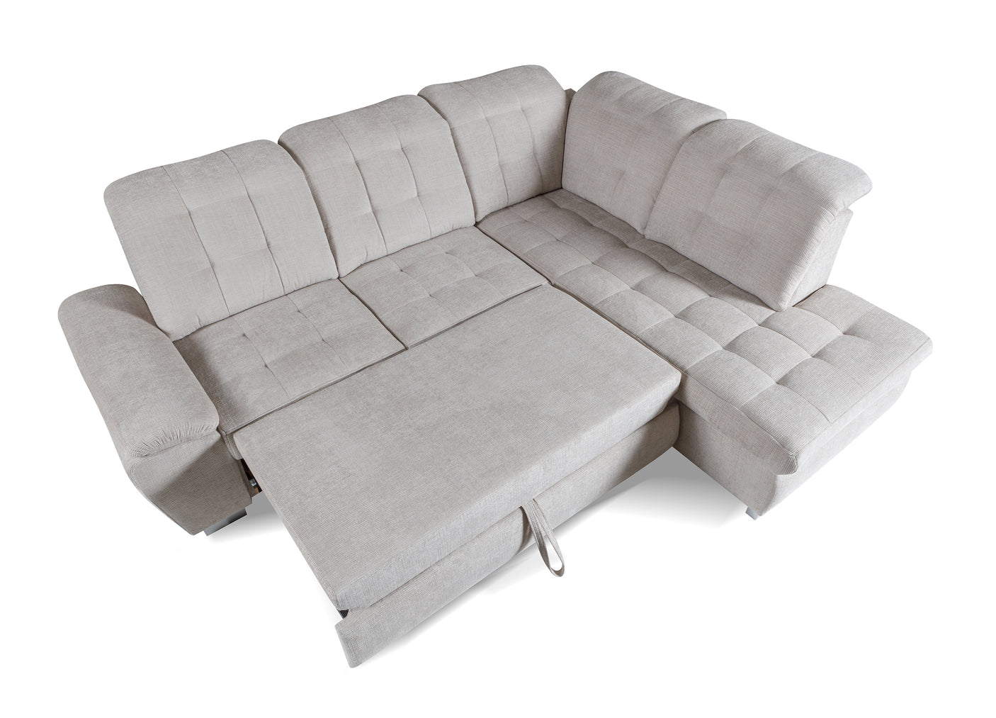 Battle [LI] Corner Sofa Bed with Storage