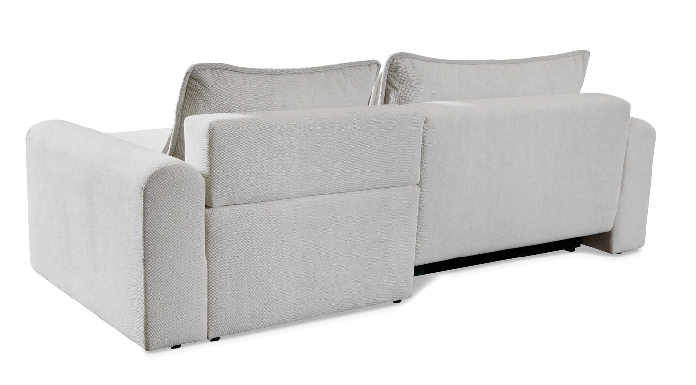 Malvern [LI] Corner Sofa Bed with Storage