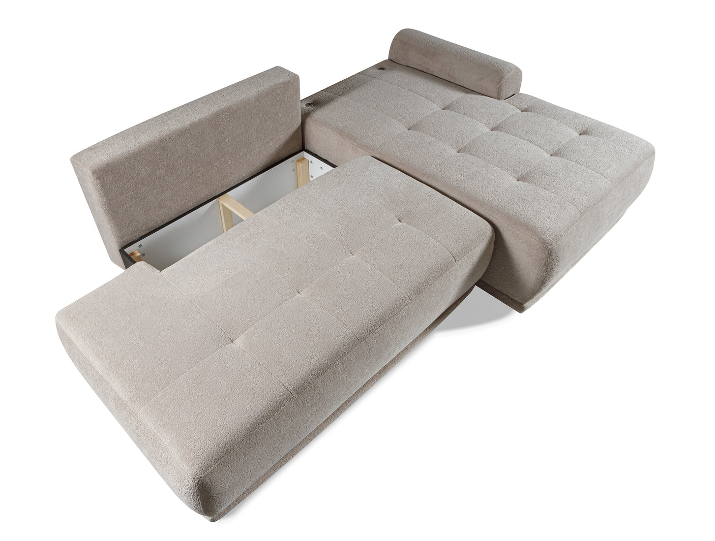 Lostwithiel [LI] Corner Sofa Bed with Storage