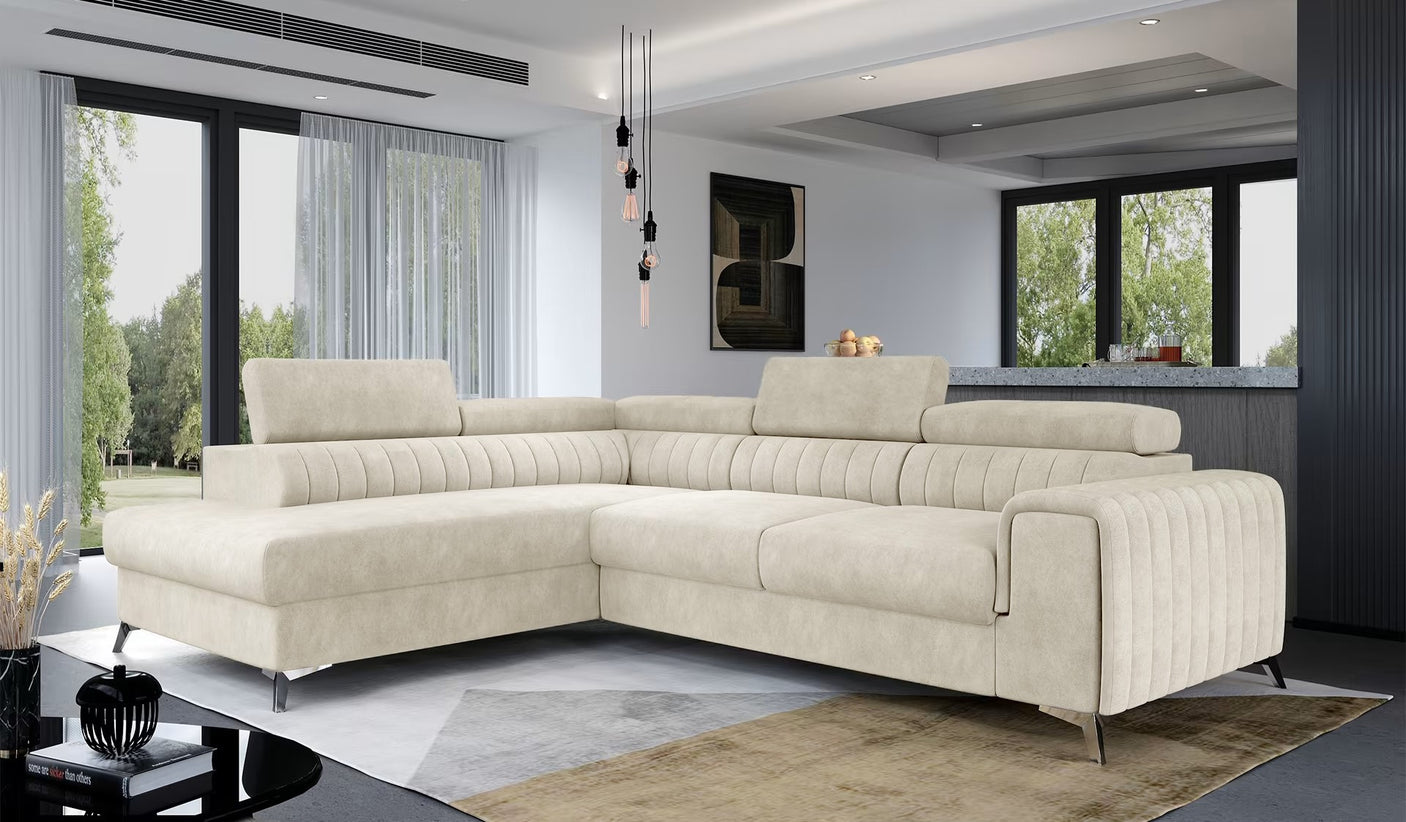 Leiston Corner Sofa Bed with Storage