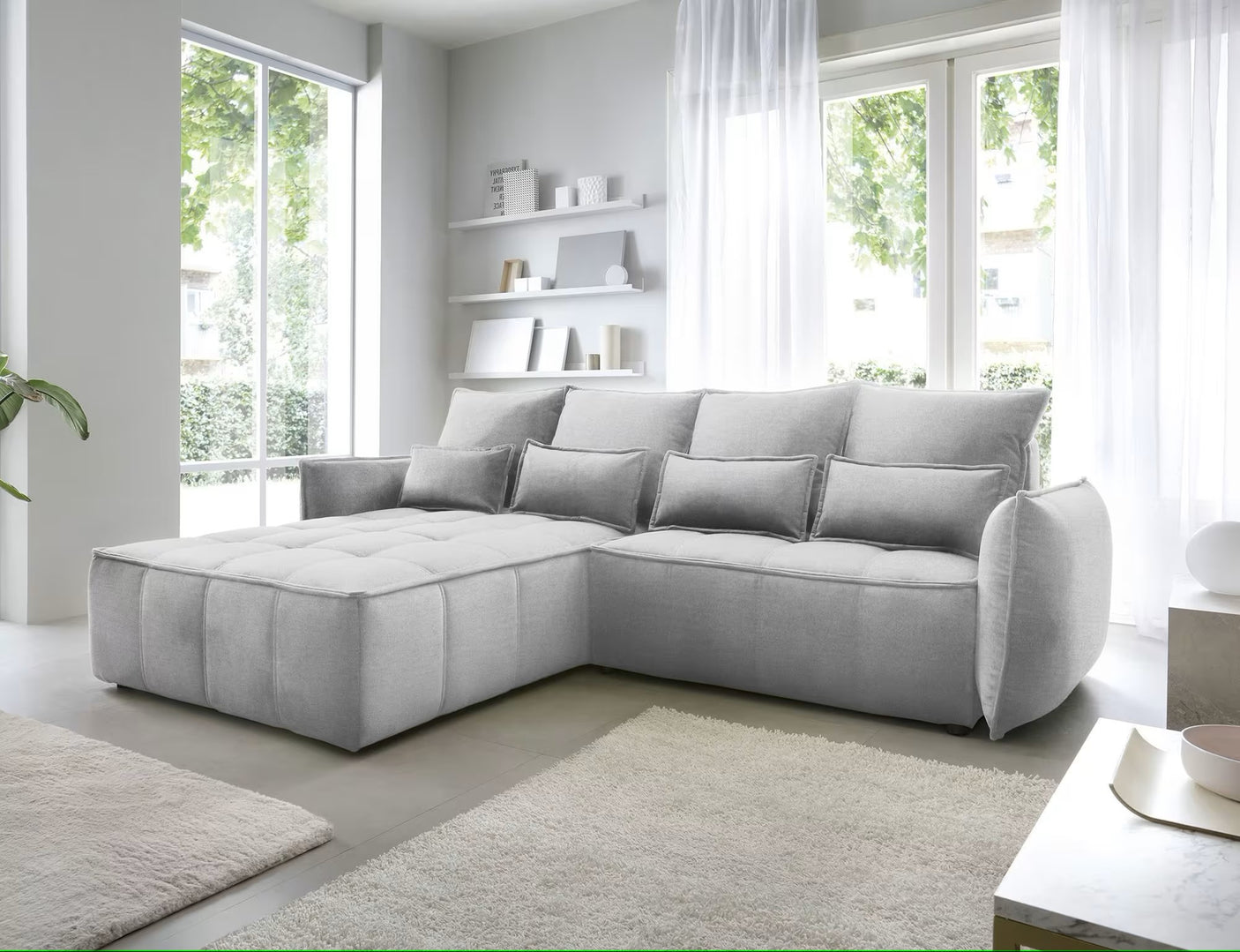 Glastonbury Corner Sofa Bed with Storage