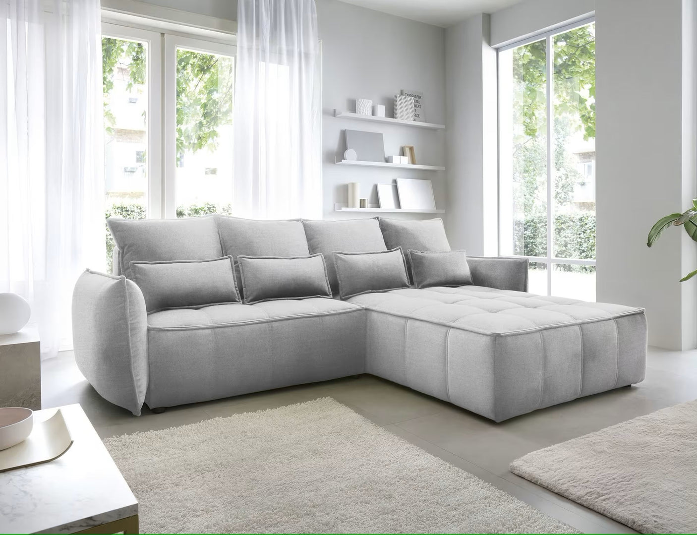 Glastonbury Corner Sofa Bed with Storage