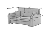 Chichester Convertible 3 Seater Sofa with Storage