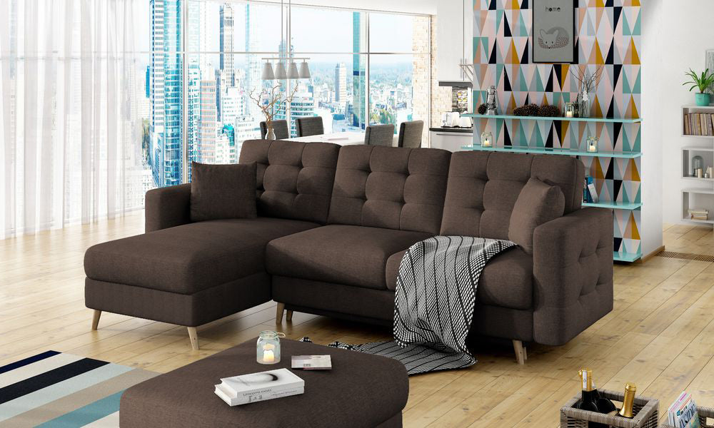 Sunderland Corner Sofa Bed with Storage