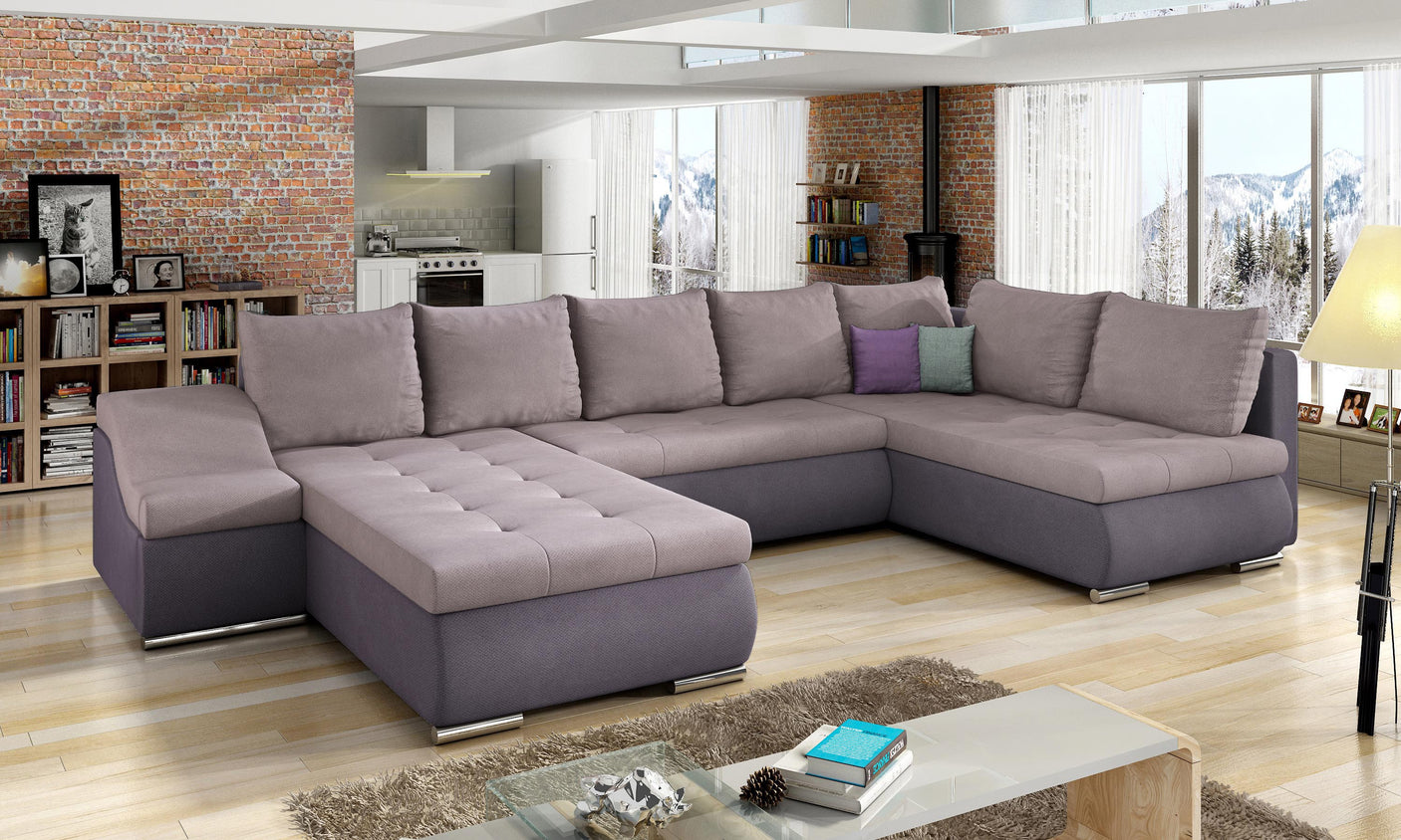 Maidenhead U Shaped Sofa Bed with Storage