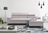 Heathrow [MR] Corner Sofa Bed with Storage