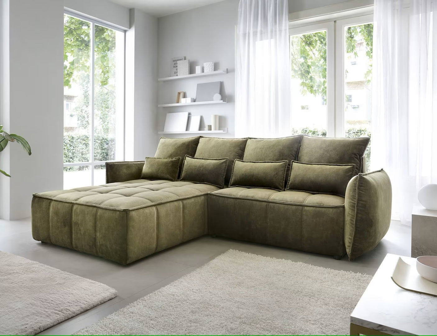 Glastonbury Corner Sofa Bed with Storage