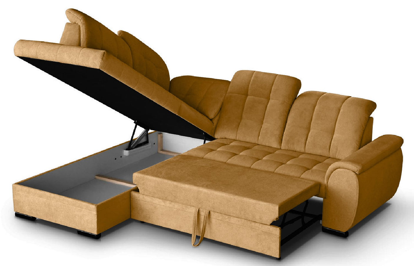 Chorley [MR] Corner Sofa Bed with Storage