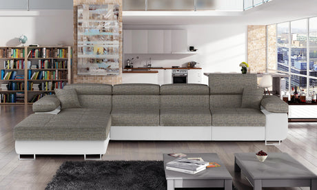 Eastbourne Corner Sofa Bed Long with Storage