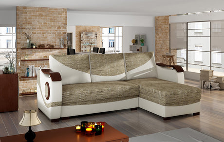 Skegness Corner Sofa Bed with Storage