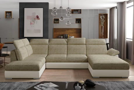 Tottenham U Shaped Sofa Bed with Storage