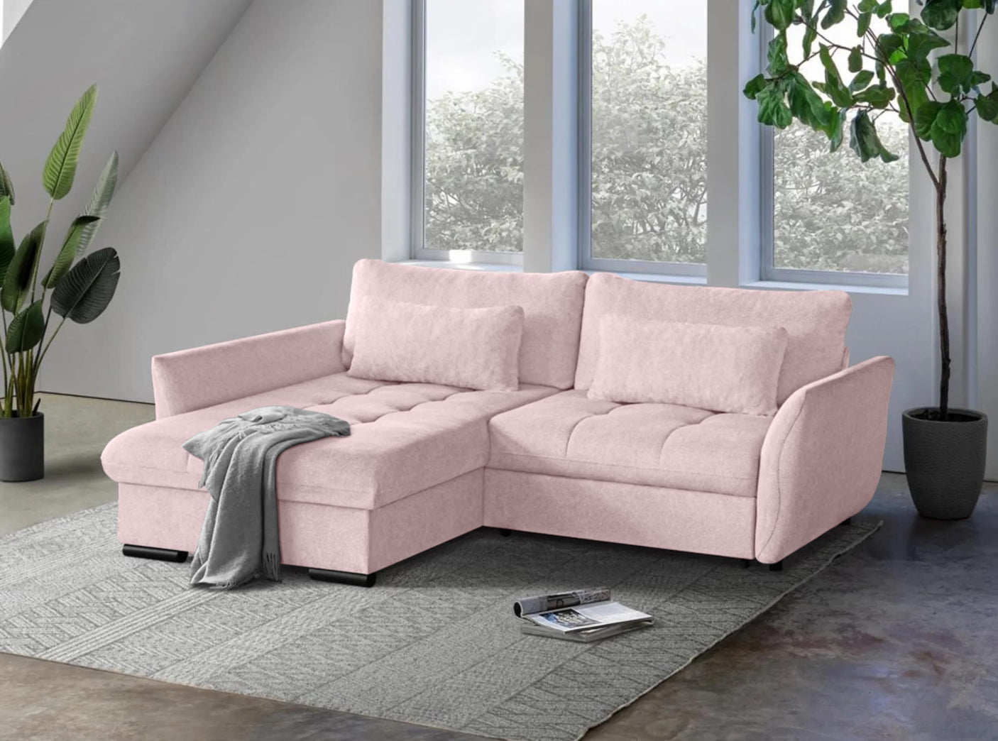 Accrington [MR] Corner Sofa Bed with Storage