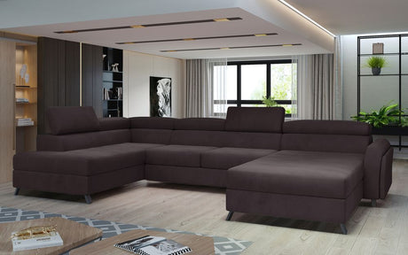 Belper U Shaped Sofa Bed with Storage