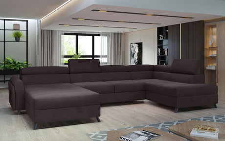 Belper U Shaped Sofa Bed with Storage