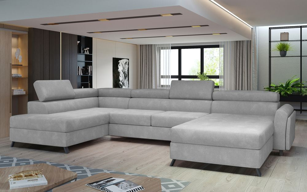 Belper U Shaped Sofa Bed with Storage