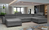 Belper U Shaped Sofa Bed with Storage