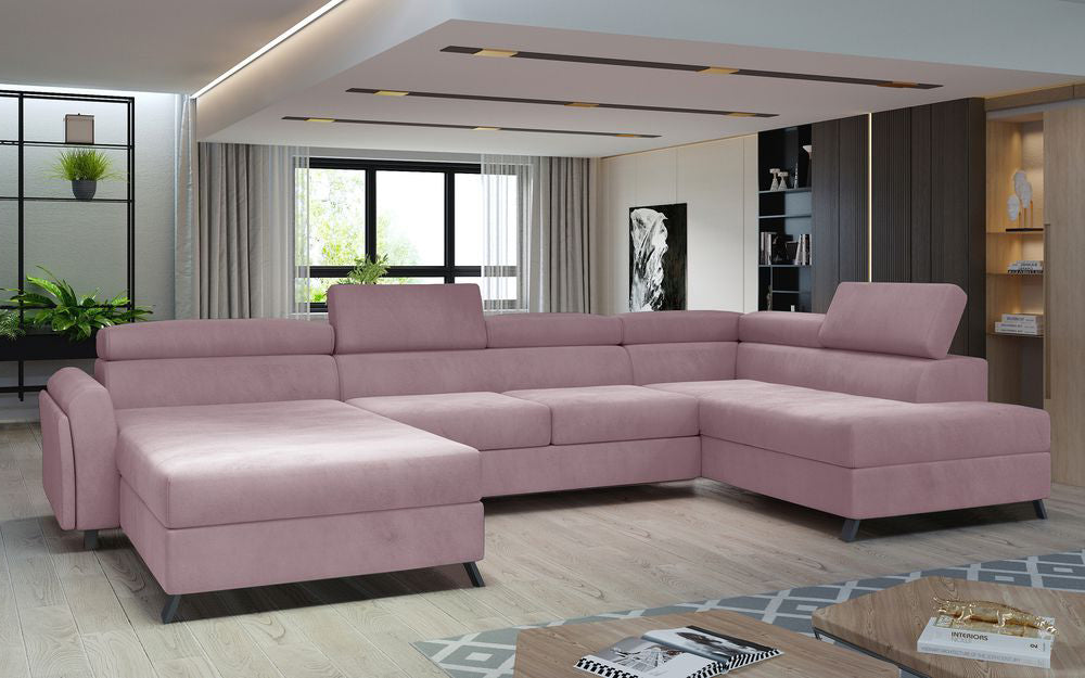 Belper U Shaped Sofa Bed with Storage