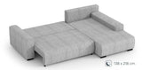 Beccles [MR] Corner Sofa Bed with Storage