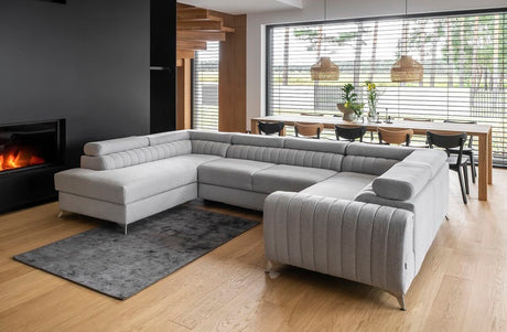 Leiston U Shaped Sofa Bed with Storage