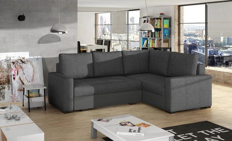 Coleford Corner Sofa Bed with Storage