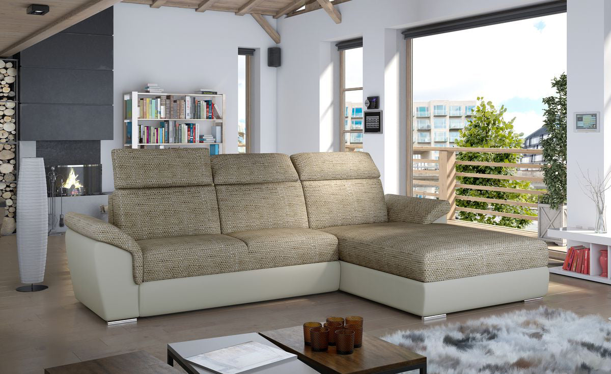 Cromer Corner Sofa Bed with Storage