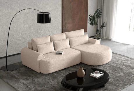 Bishop [MR] Corner Sofa Bed with Storage