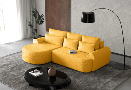 Bishop [MR] Corner Sofa Bed with Storage