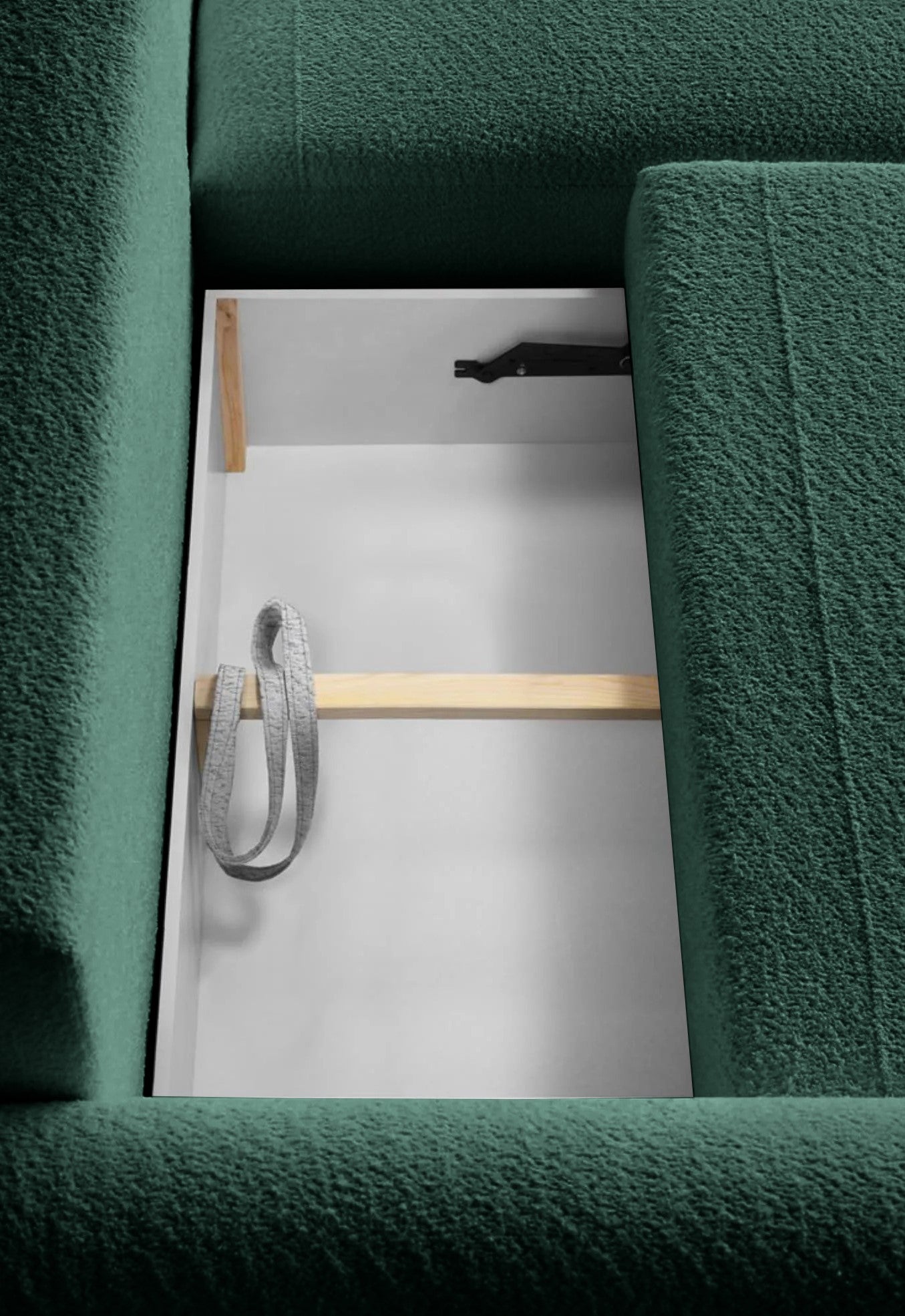 Bishop [MR] Corner Sofa Bed with Storage