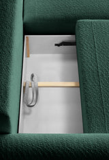 Bishop [MR] Corner Sofa Bed with Storage