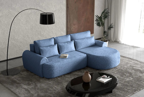 Bishop [MR] Corner Sofa Bed with Storage