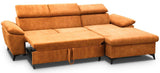 Heathrow [MR] Corner Sofa Bed with Storage